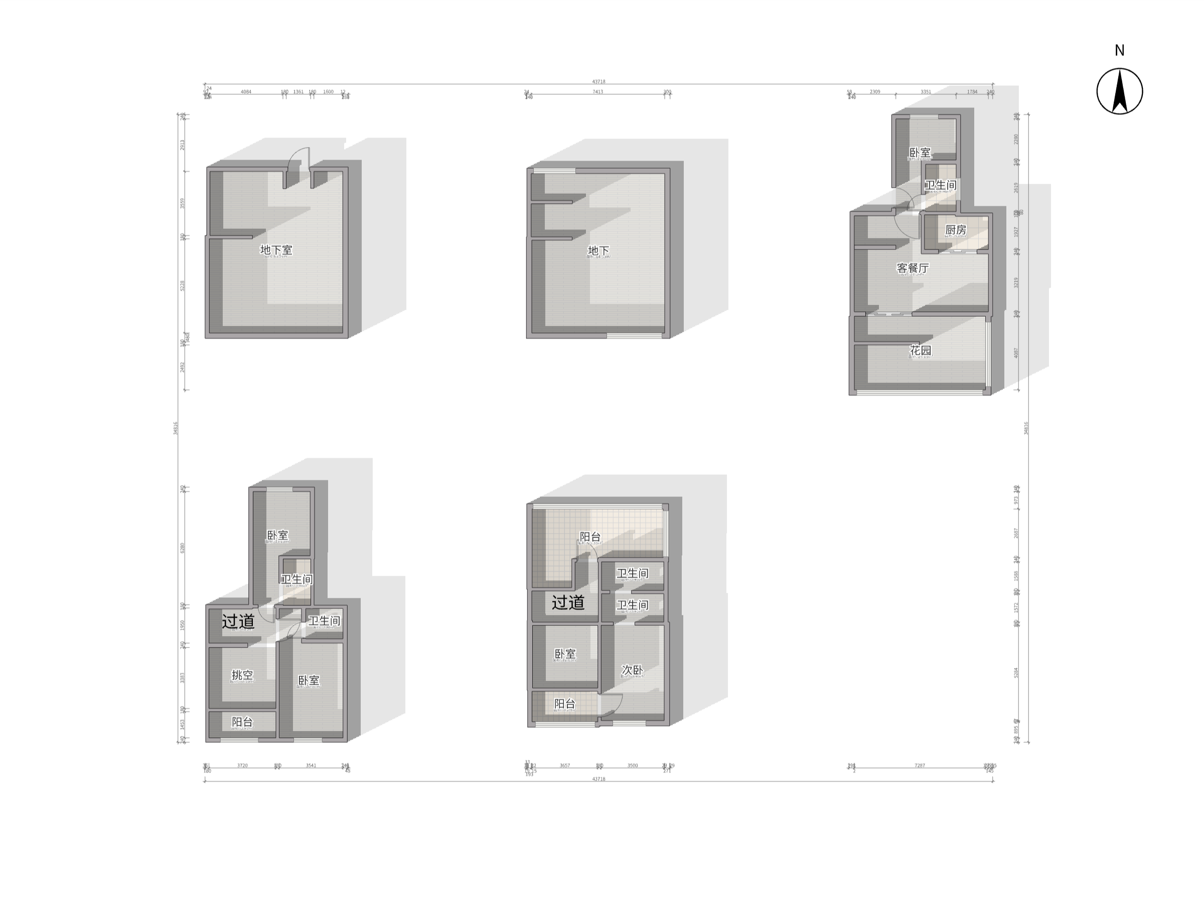 万科有湖（翡翠心湖） 4室2厅2卫 195m&sup2;