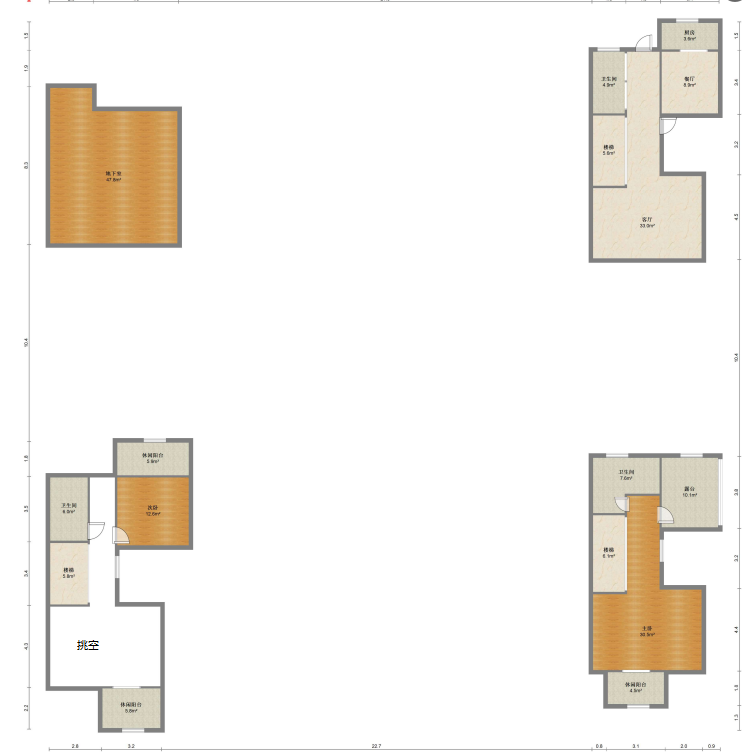 中兴兰溪荟 3室2厅3卫 163m&sup2;