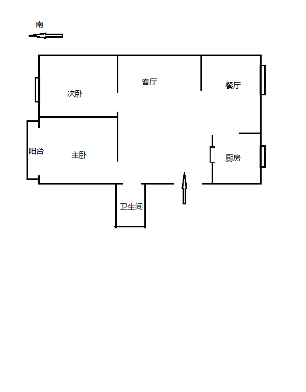 丽茵嘉园 2室1厅1卫 88m&sup2;