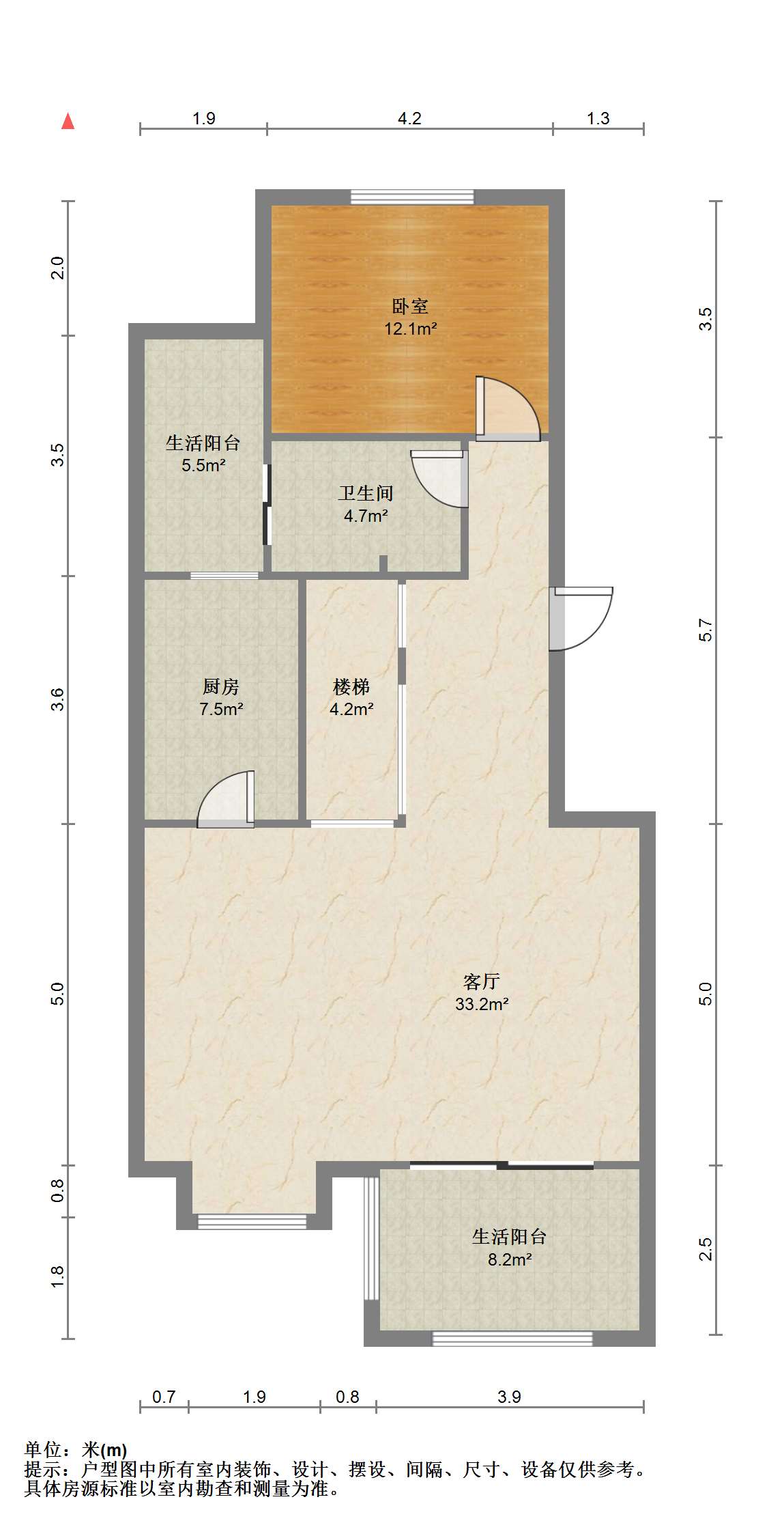 军山花园 4室2厅3卫 180.95m&sup2;