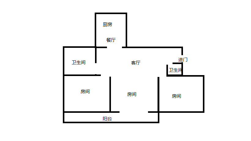 三喜花苑 3室2厅2卫 131.97m&sup2;