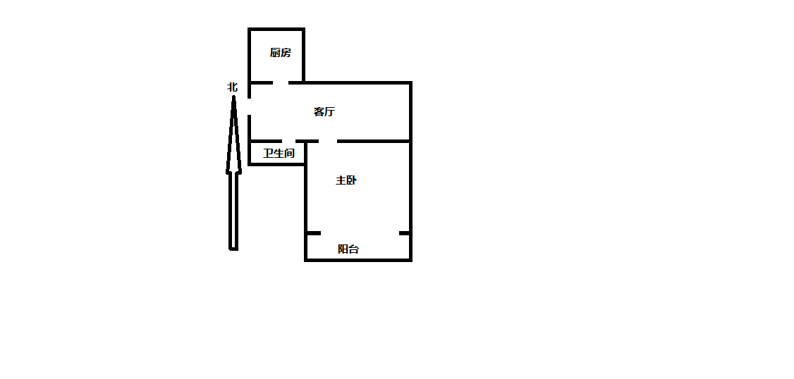 新桥新村 1室1厅1卫 49m&sup2;