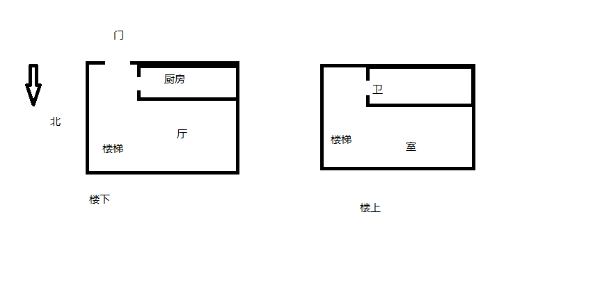 檀墅 1室1厅1卫 45m&sup2;
