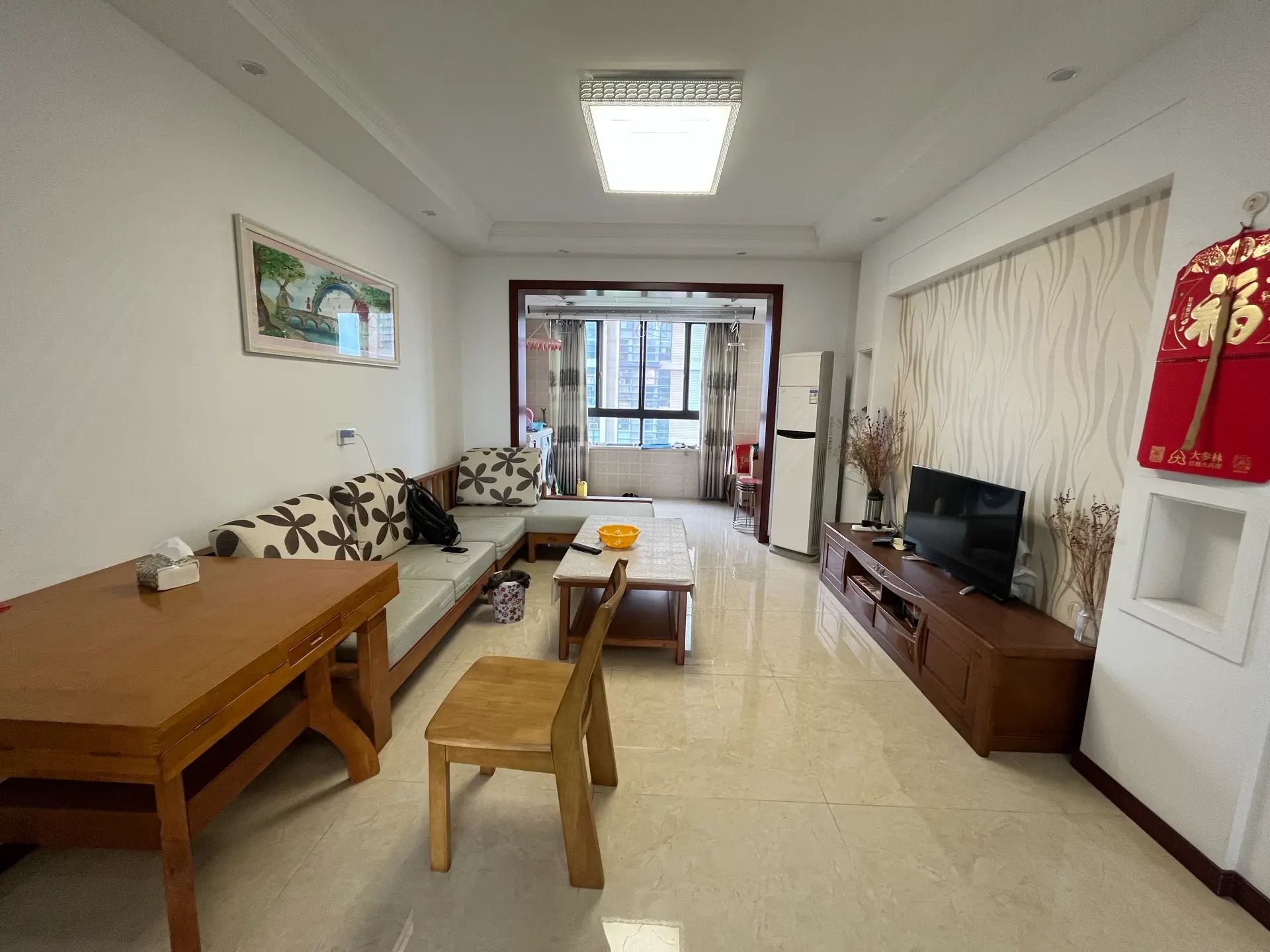 书香华府小区 2室2厅1卫 91.38m²