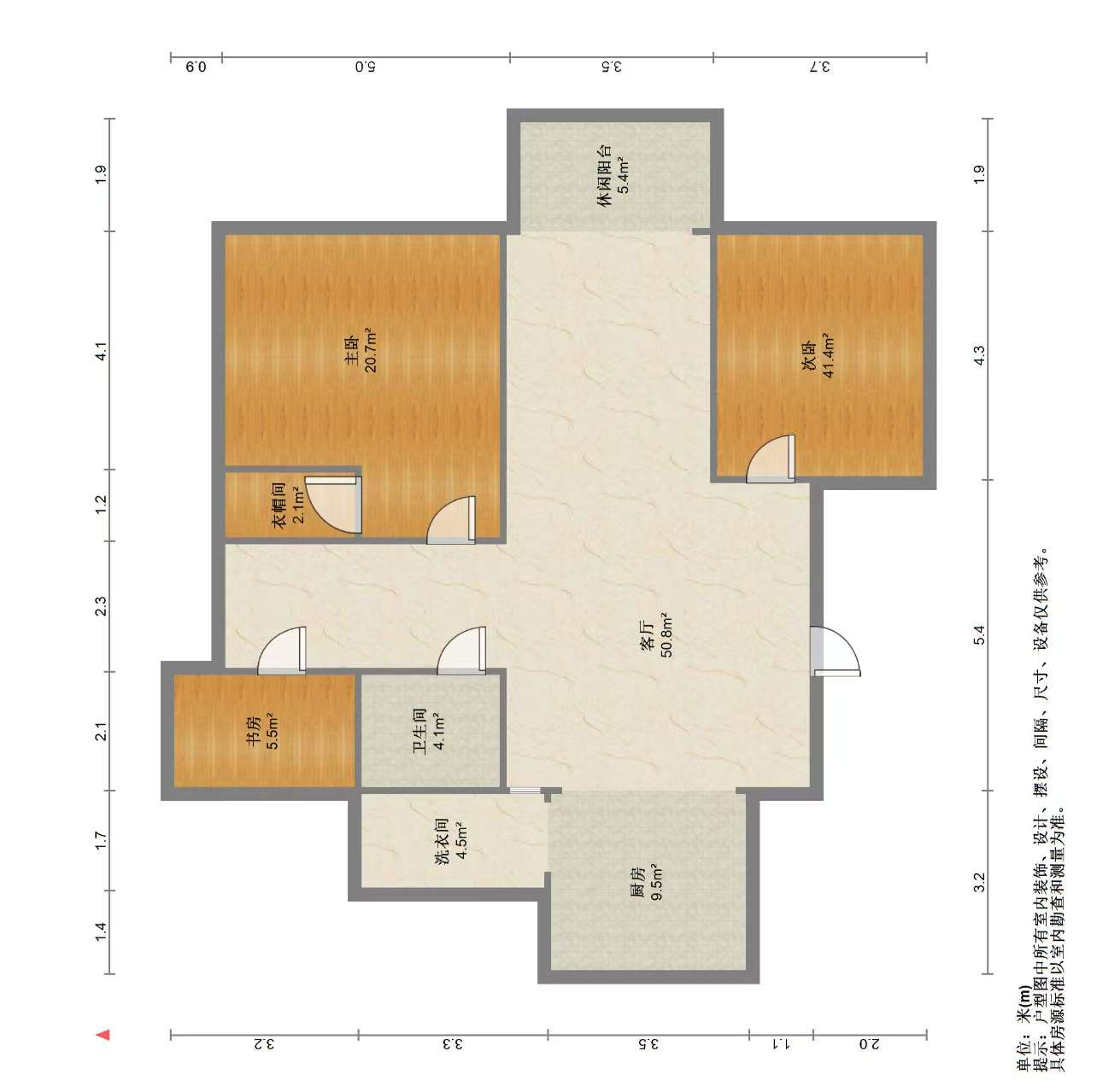 金色城邦 4室2厅2卫 112m&sup2;
