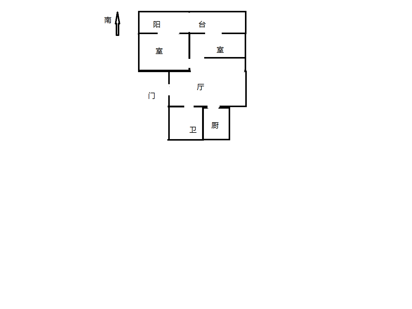 衡通嘉苑 2室1厅1卫 76.00m&sup2;