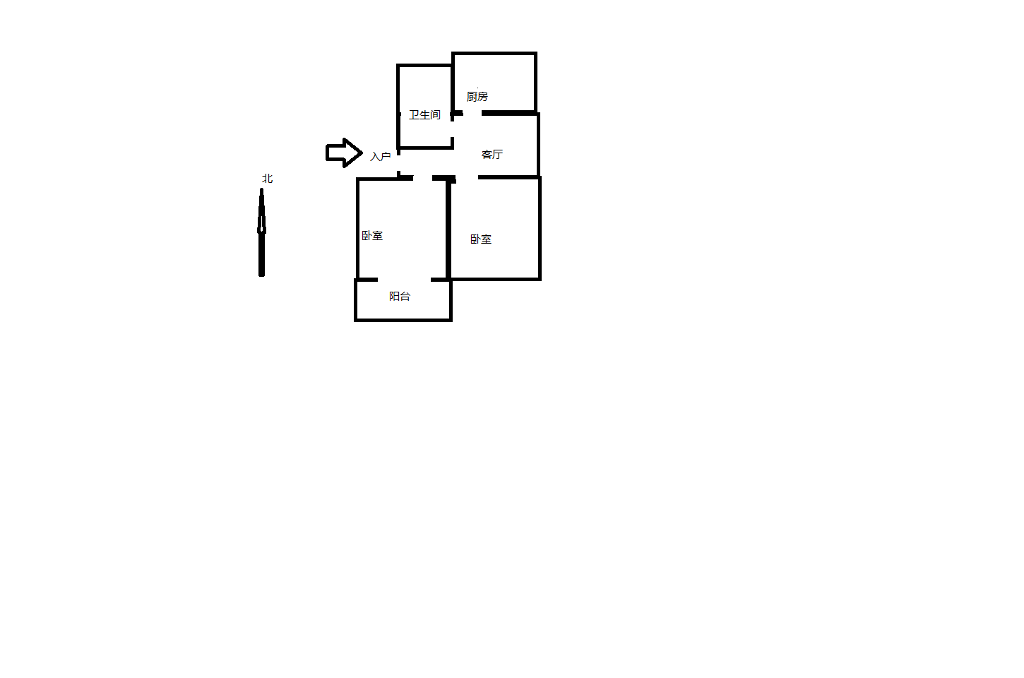 外滩花苑 2室1厅1卫 95.85m&sup2;