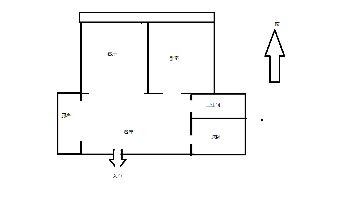 三里墩花苑三期 2室2厅1卫 98m&sup2;
