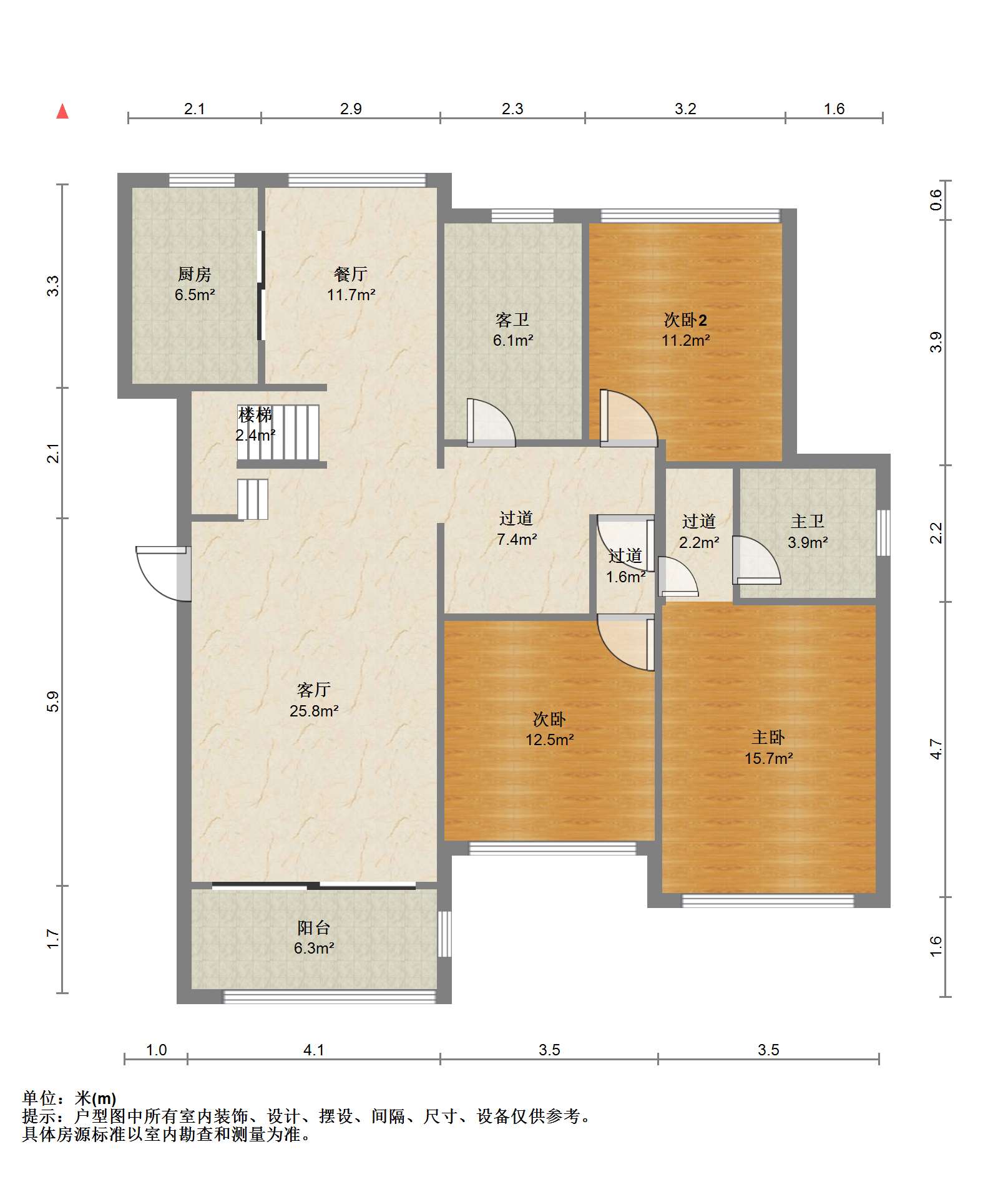 金水湾花园 4室2厅3卫 208.23m&sup2;