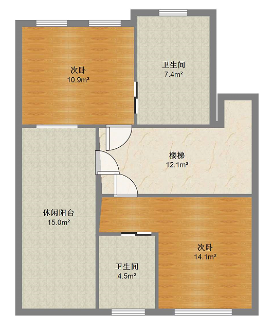 碧桂园天玺湾南区 5室2厅3卫 343.00m&sup2;