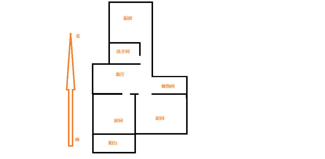 学田苑 3室1厅1卫 74.2m&sup2;