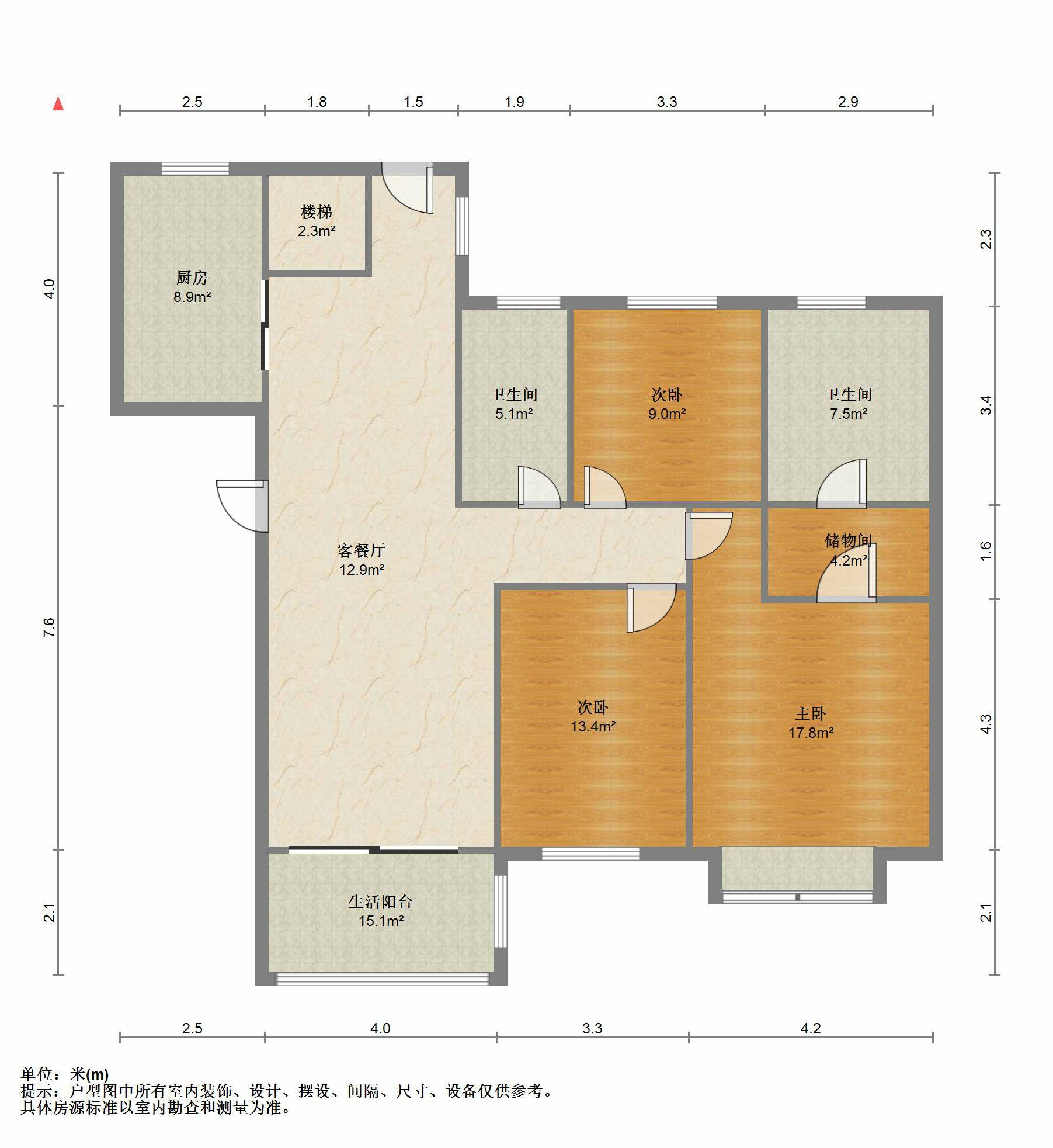 万濠瑜园 4室2厅2卫 220m&sup2;