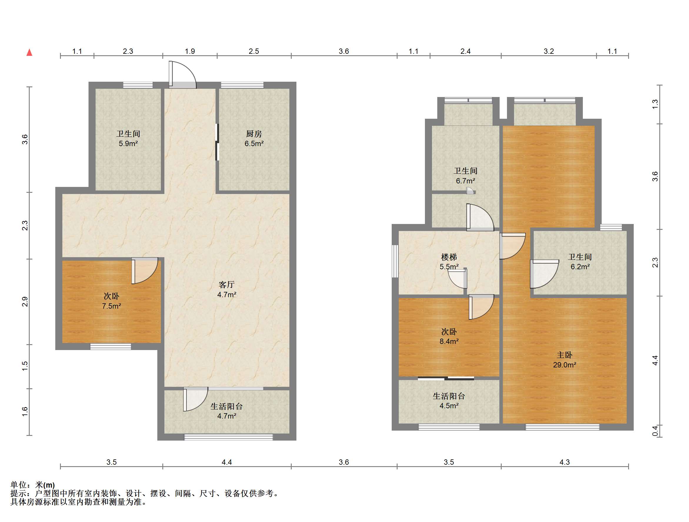 中南熙悦(南通经济技术开发区) 4室2厅3卫 133m&sup2;