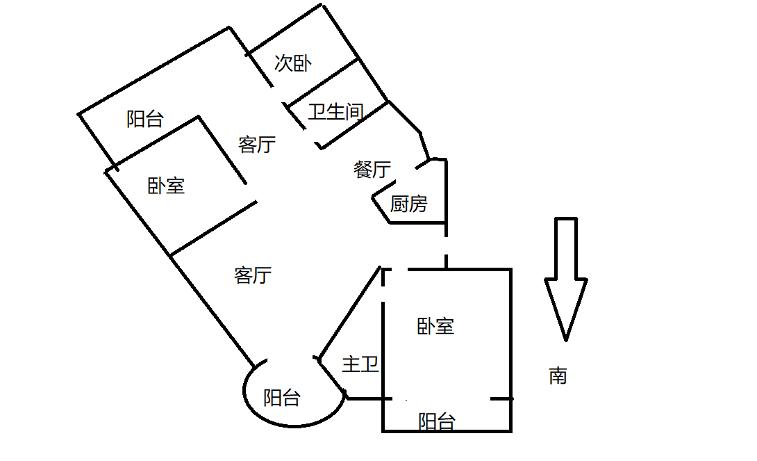 春晖花园 3室3厅2卫 168.57m&sup2;