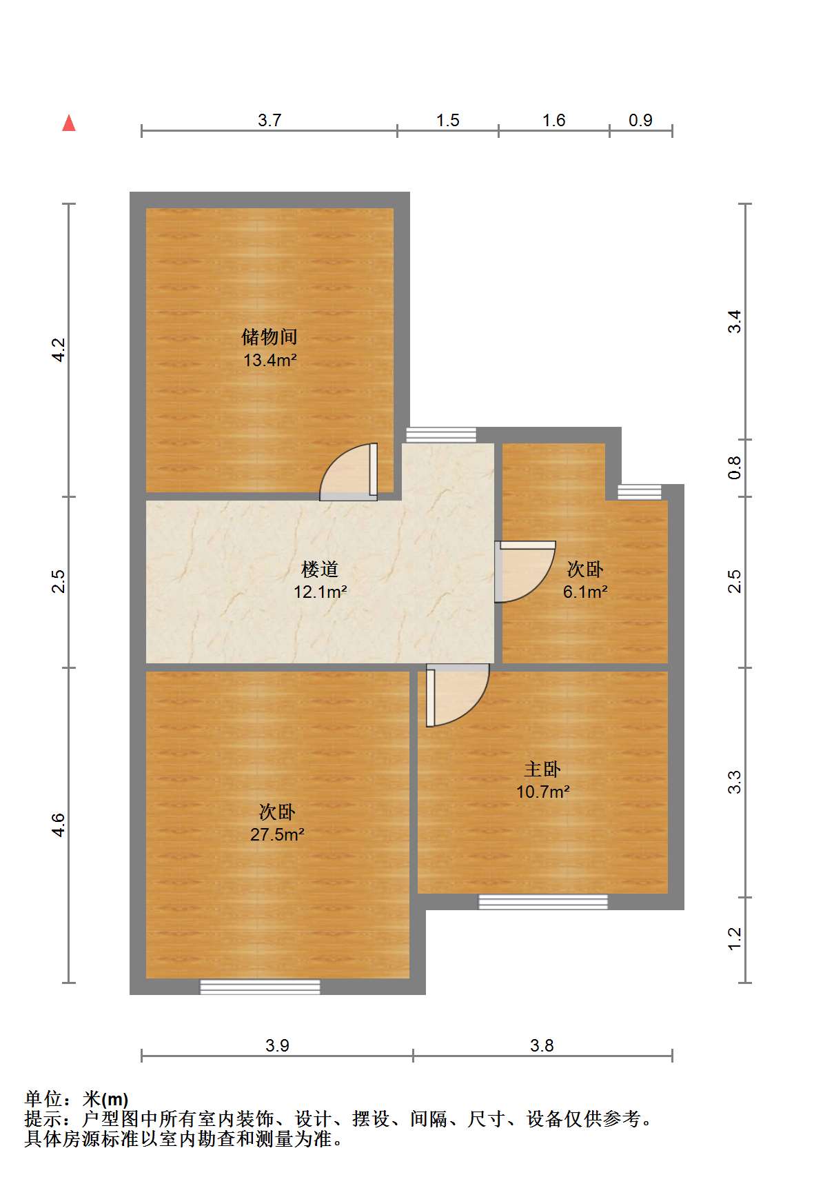 海港新村 3室1厅1卫 86m&sup2;