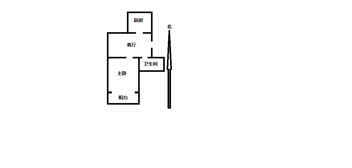 新桥新村 1室1厅1卫 48m&sup2;