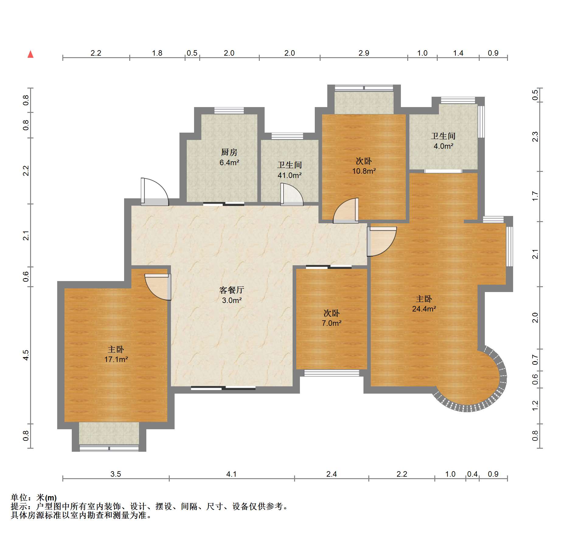 银河湾 4室2厅2卫 149.89m&sup2;