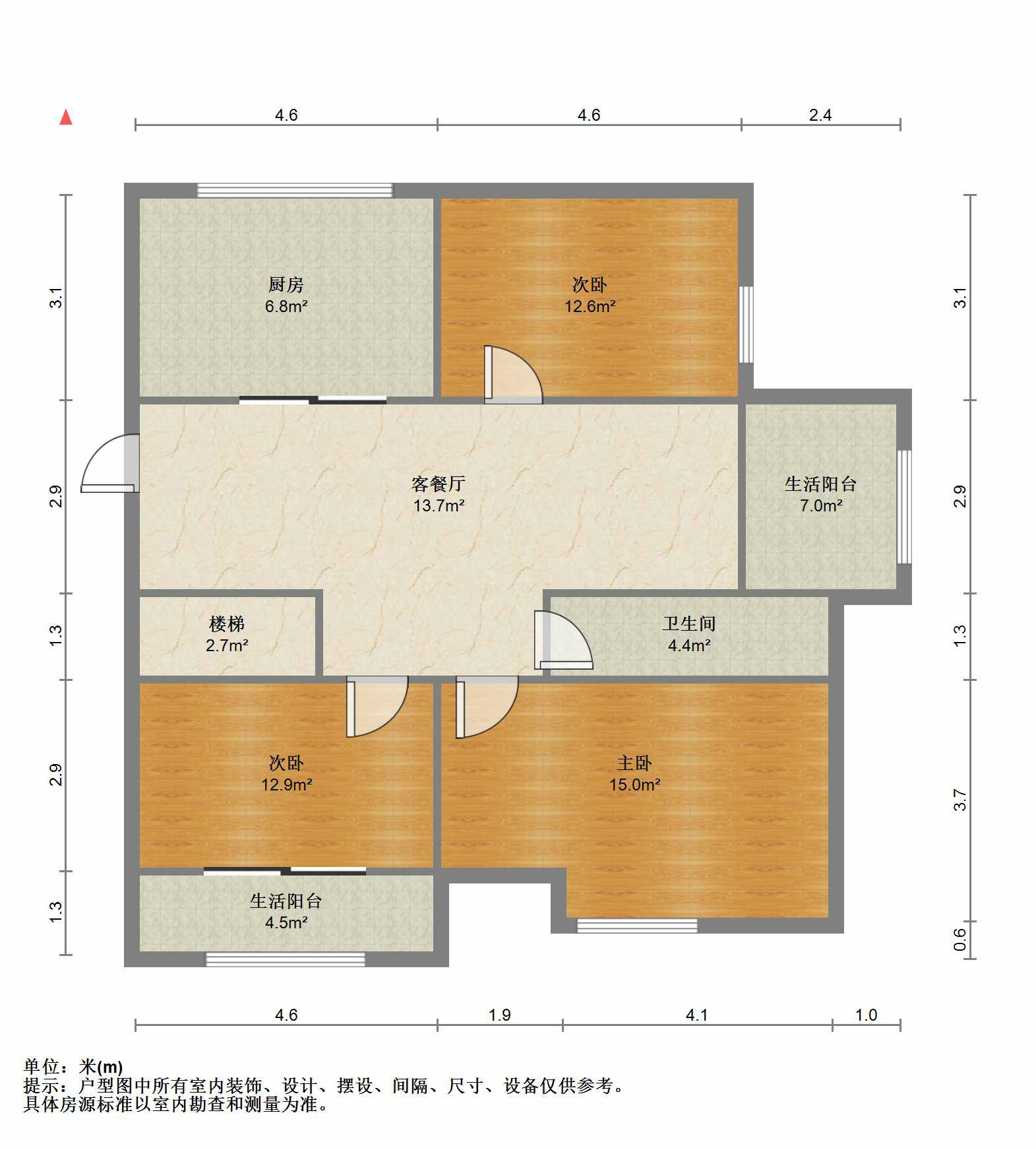雨润星雨华府北区 5室2厅2卫 225m&sup2;