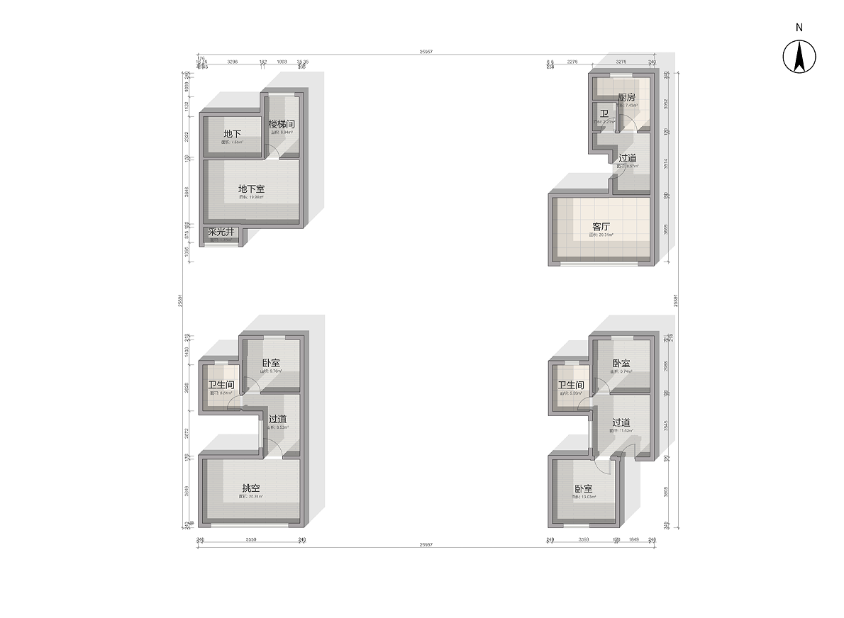 中兴兰溪荟 3室1厅2卫 135.00m&sup2;