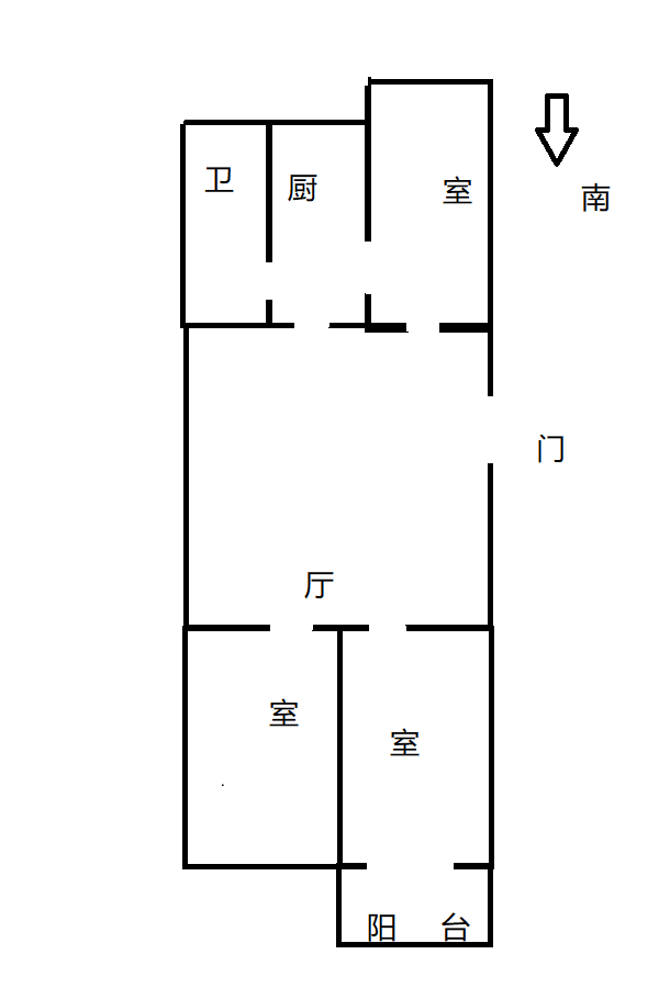 百花军宅苑 2室1厅1卫 99.8m&sup2;