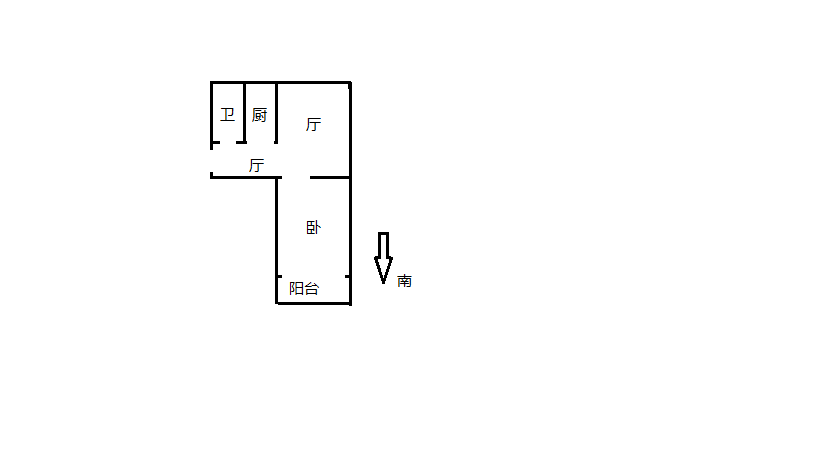 新建路新村(新建花苑) 1室1厅1卫 52m&sup2;