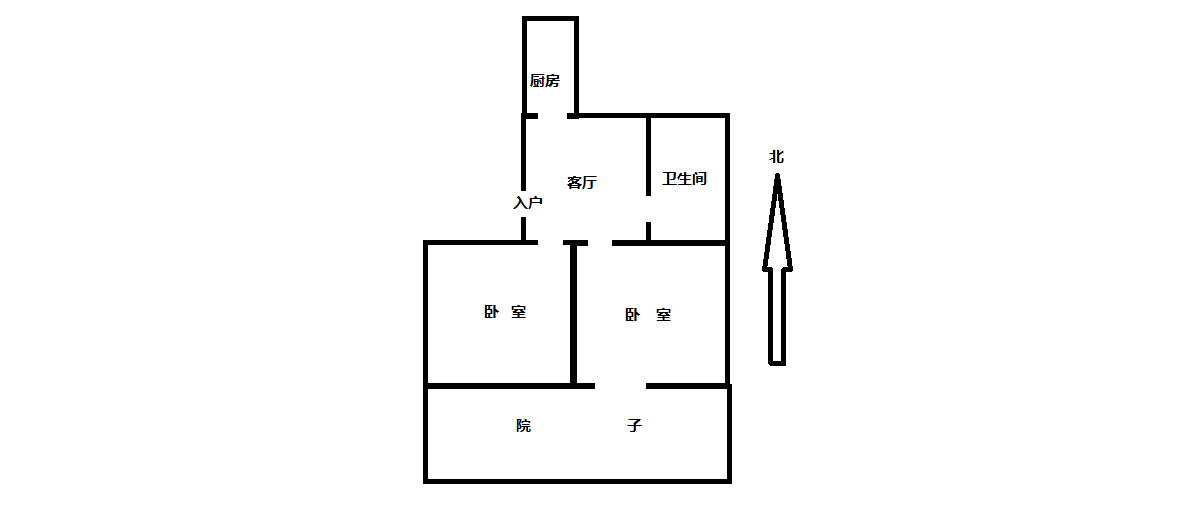 虹桥南村 2室1厅1卫 58m&sup2;