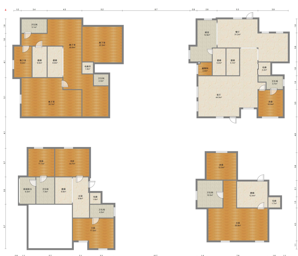 第九园 5室3厅3卫 675.48m&sup2;