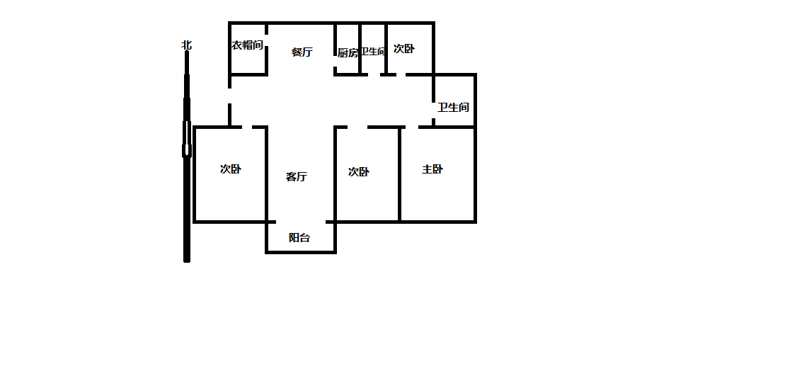 江海名苑南区 3室2厅2卫 170m&sup2;