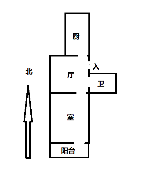 新桥新村 1室1厅1卫 45m&sup2;