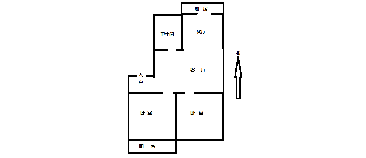 外滩小区 2室1厅1卫 87m&sup2;