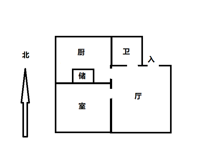 银河大厦 1室1厅1卫 60m&sup2;