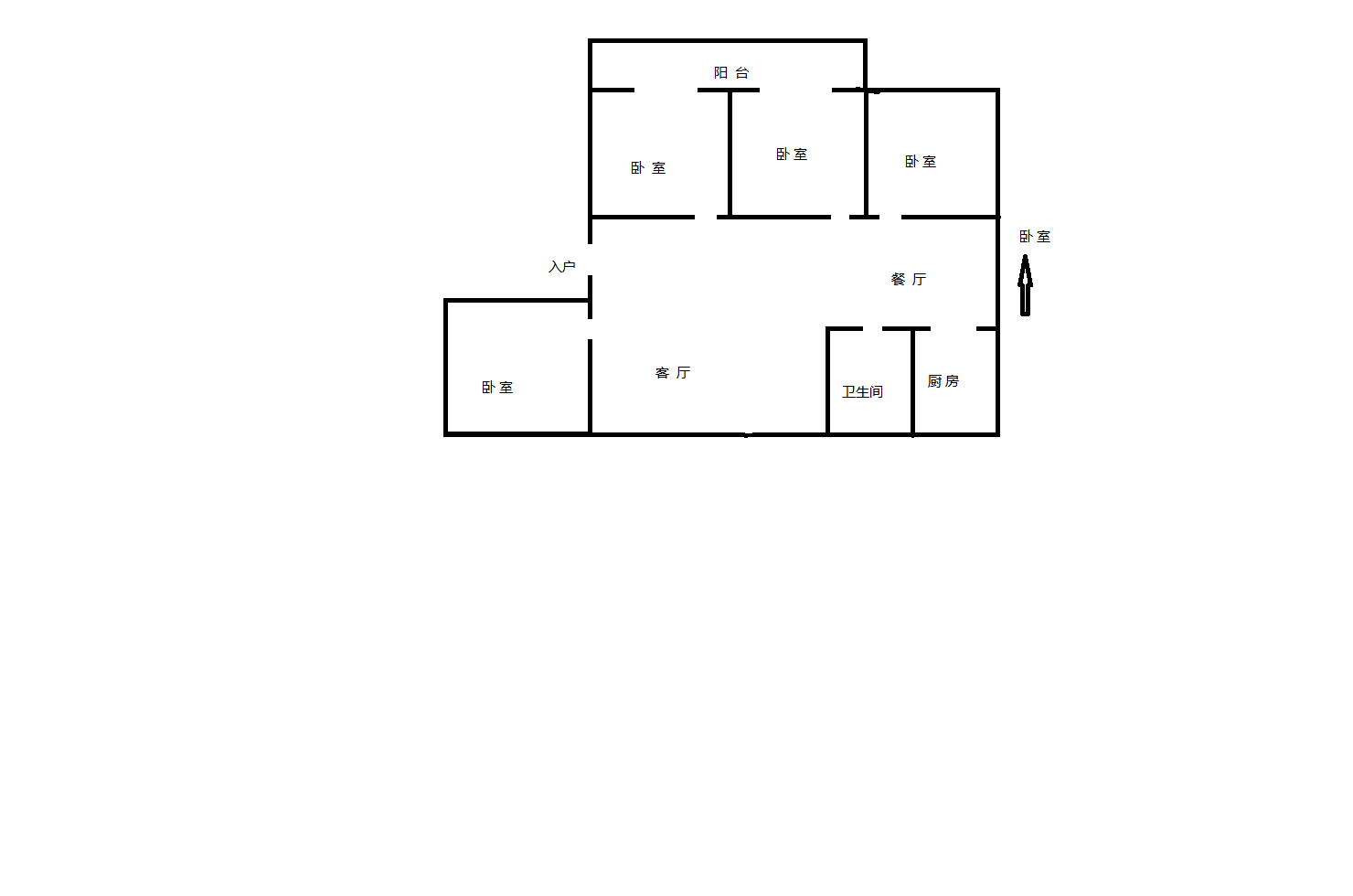 新建路新村(新建花苑) 4室2厅1卫 149m&sup2;
