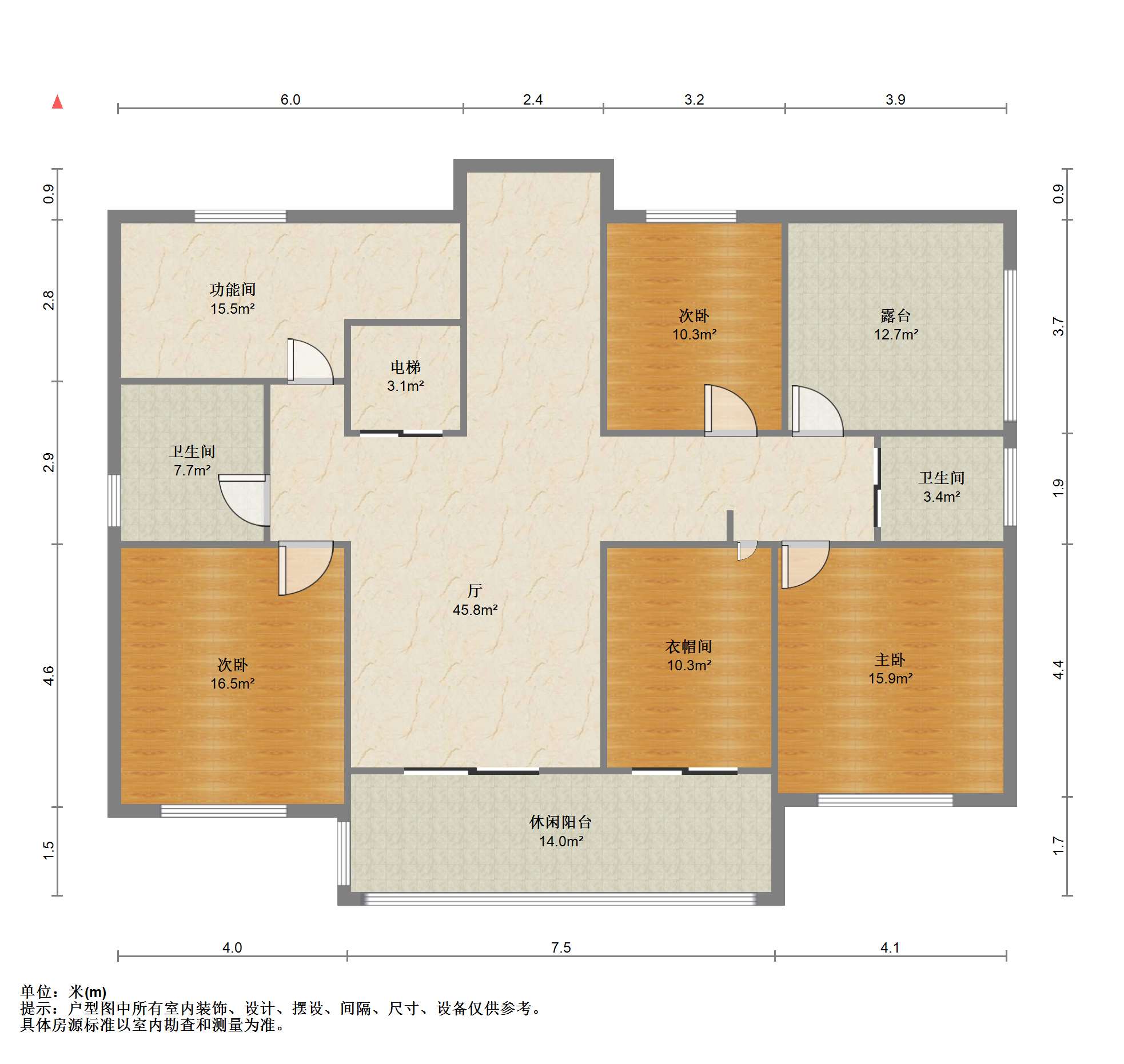 上善居西区 5室2厅2卫 840.00m&sup2;