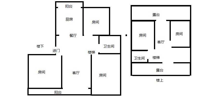 春晖花园 4室2厅2卫 110m&sup2;