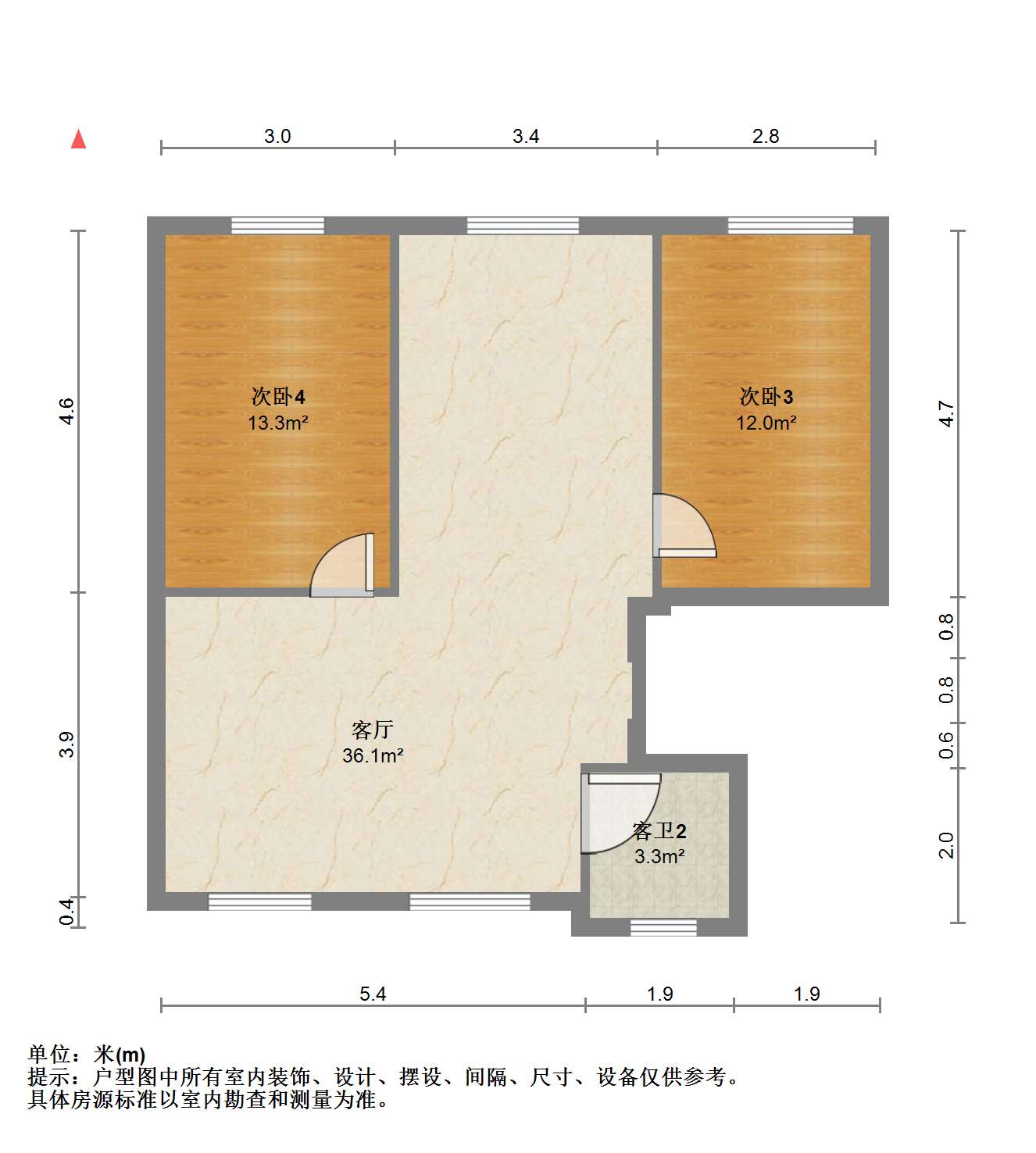 金辉花园 4室2厅2卫 196m&sup2;