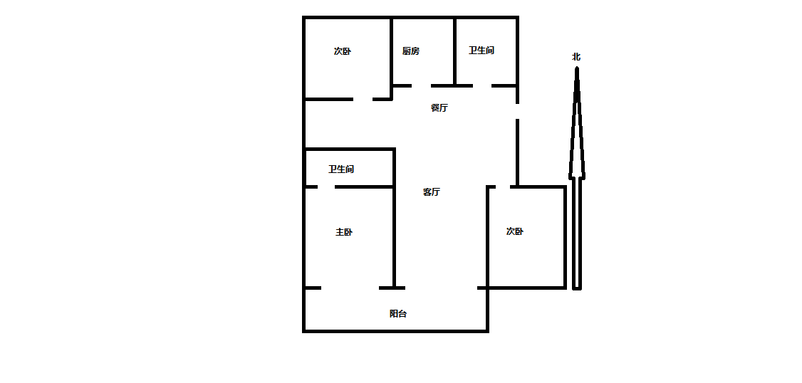 学田南苑 3室2厅2卫 132.18m&sup2;