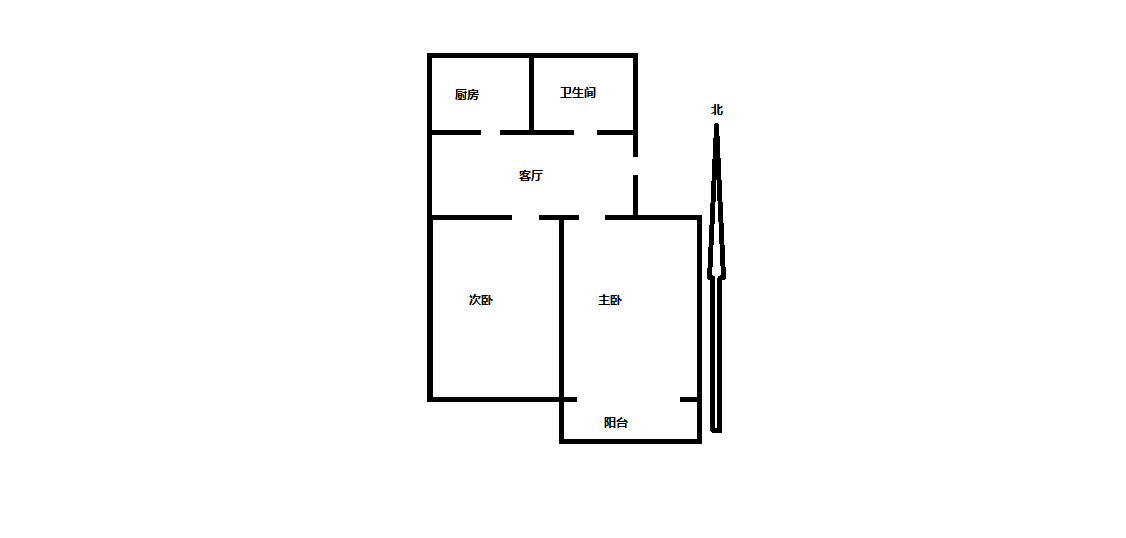 新桥新村 2室1厅1卫 73m&sup2;