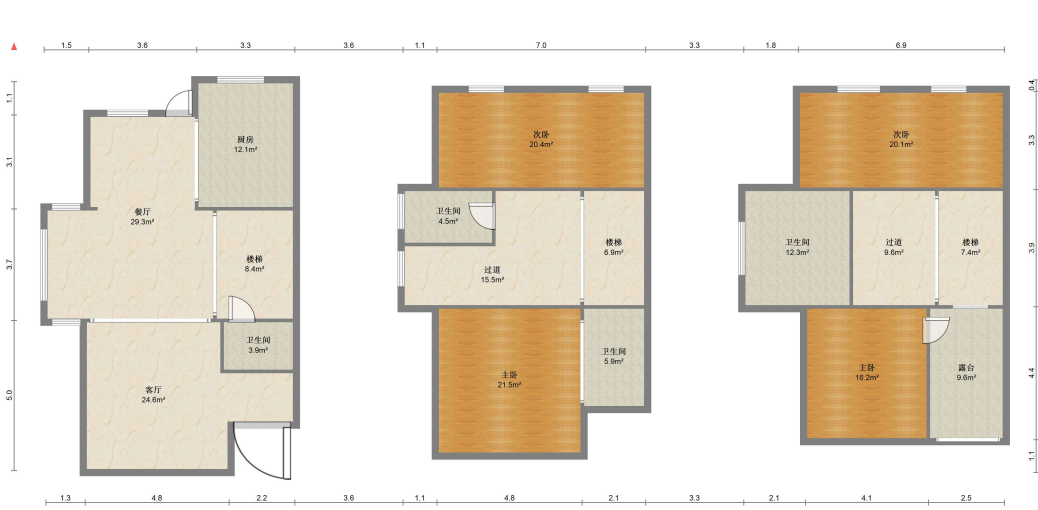 紫琅上郡 5室2厅3卫 289.14m&sup2;