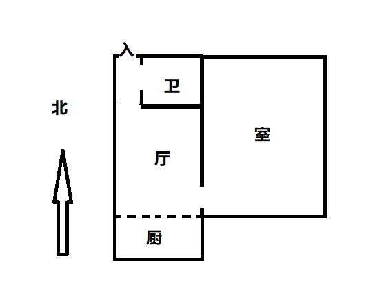 新桥新村 1室1厅1卫 37m&sup2;