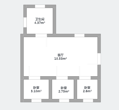 教育新村 5室2厅2卫 90m&sup2;
