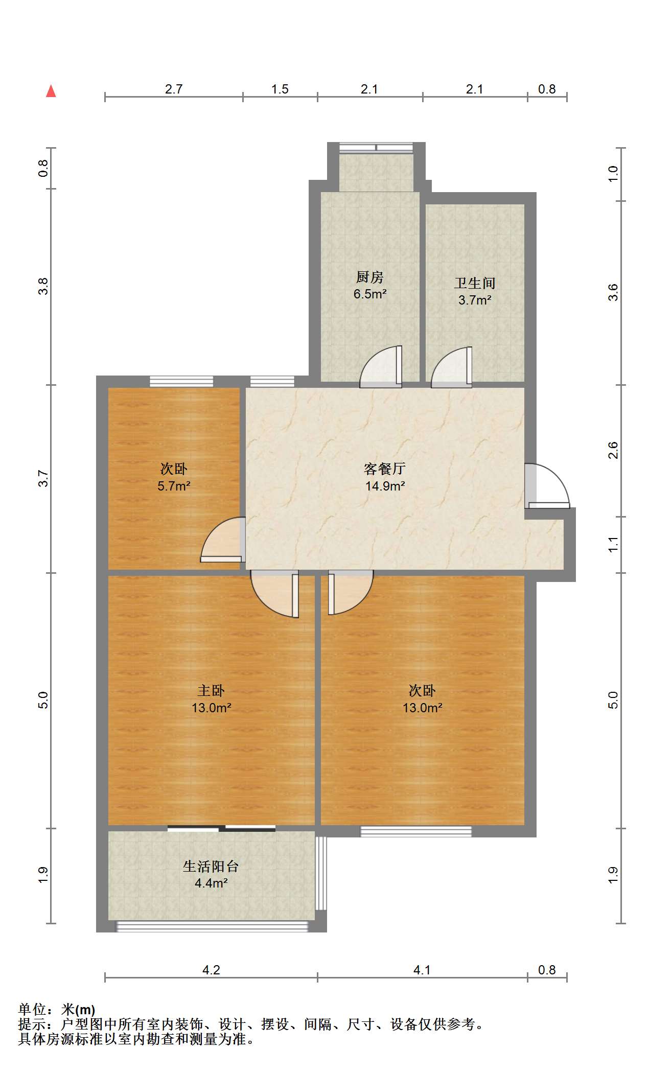 易家桥新村 3室1厅1卫 70m&sup2;