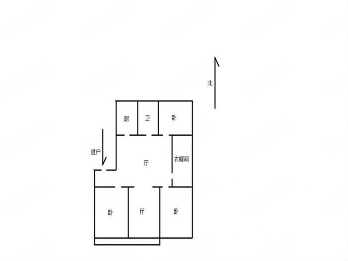 海尚家园 3室2厅1卫 134m&sup2;