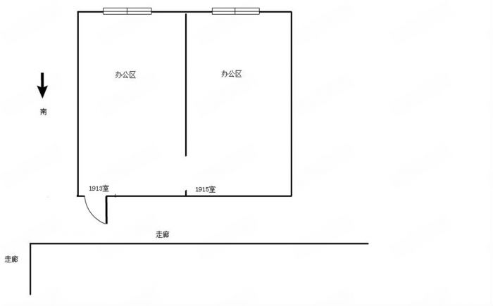 美丽华红木大世界 1室厅卫 33.6m&sup2;