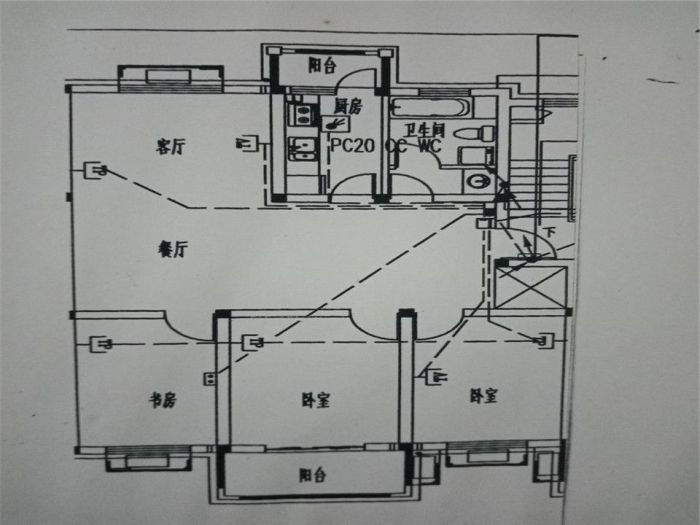 星宇花园 3室2厅1卫 111.28m&sup2;