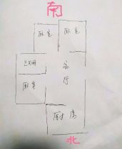 新城香溢紫郡 3室1厅1卫 98m&sup2;