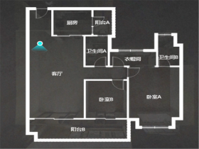 碧桂园时代悦城 3室2厅2卫 110m&sup2;