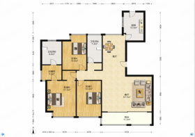 圆融广场公馆 3室2厅2卫 186m&sup2;
