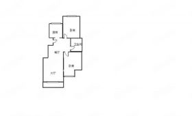 金鼎湾花园 2室2厅1卫 89.00m&sup2;