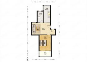 外滩北苑 1室1厅1卫 60m&sup2;