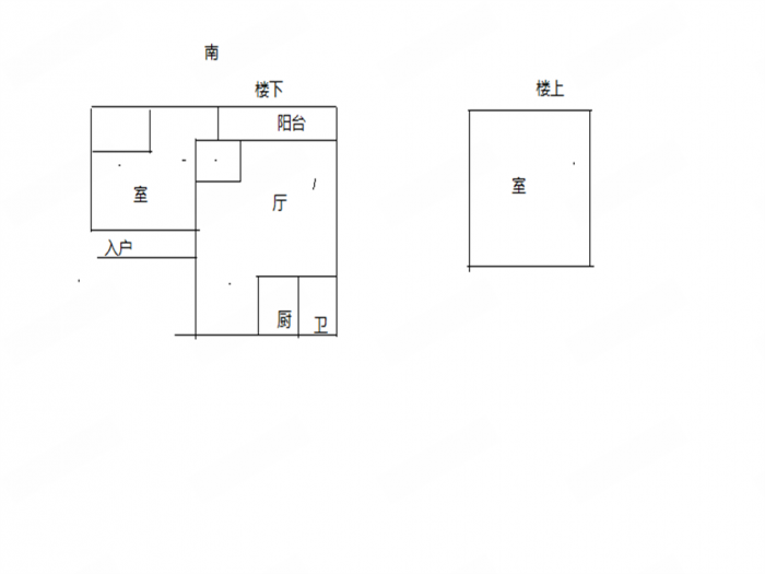 尚海城 2室2厅1卫 90m&sup2;
